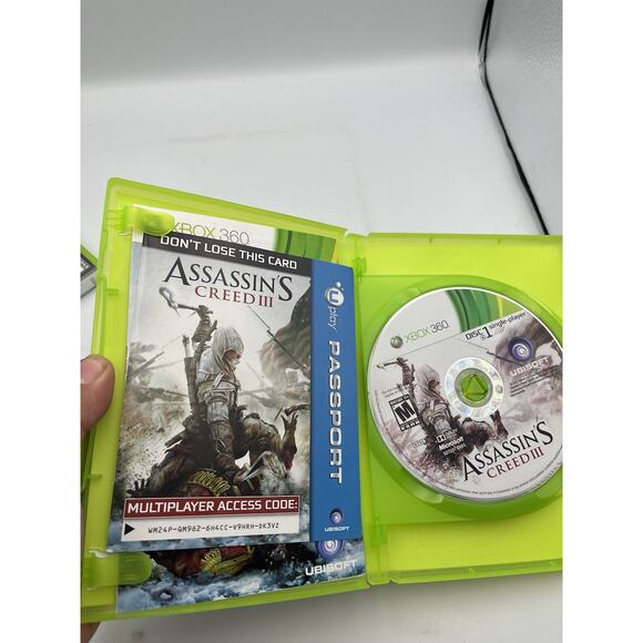 Assassin's Creed 3 | Microsoft Xbox 360, 2012 | CIB | Tested & Works - Picture 6 of 8